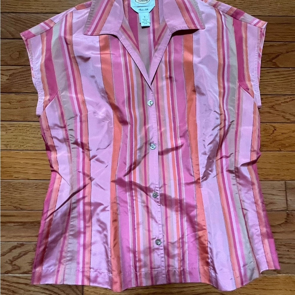 Talbots Silk Blouse Sz 4